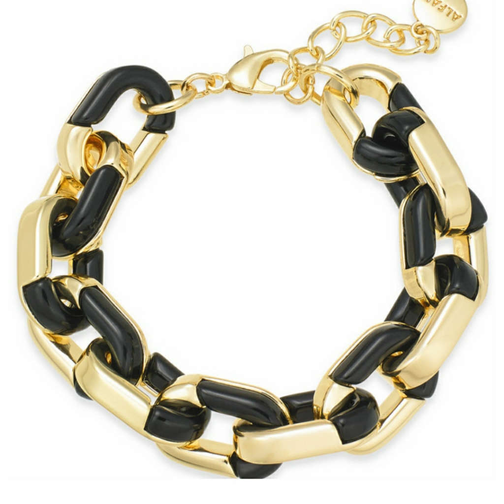 Nwt Bold Gold And Black Bracelet